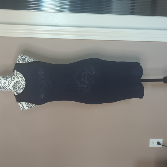 Navy Stretch Tank Dress - Picture 1 of 3